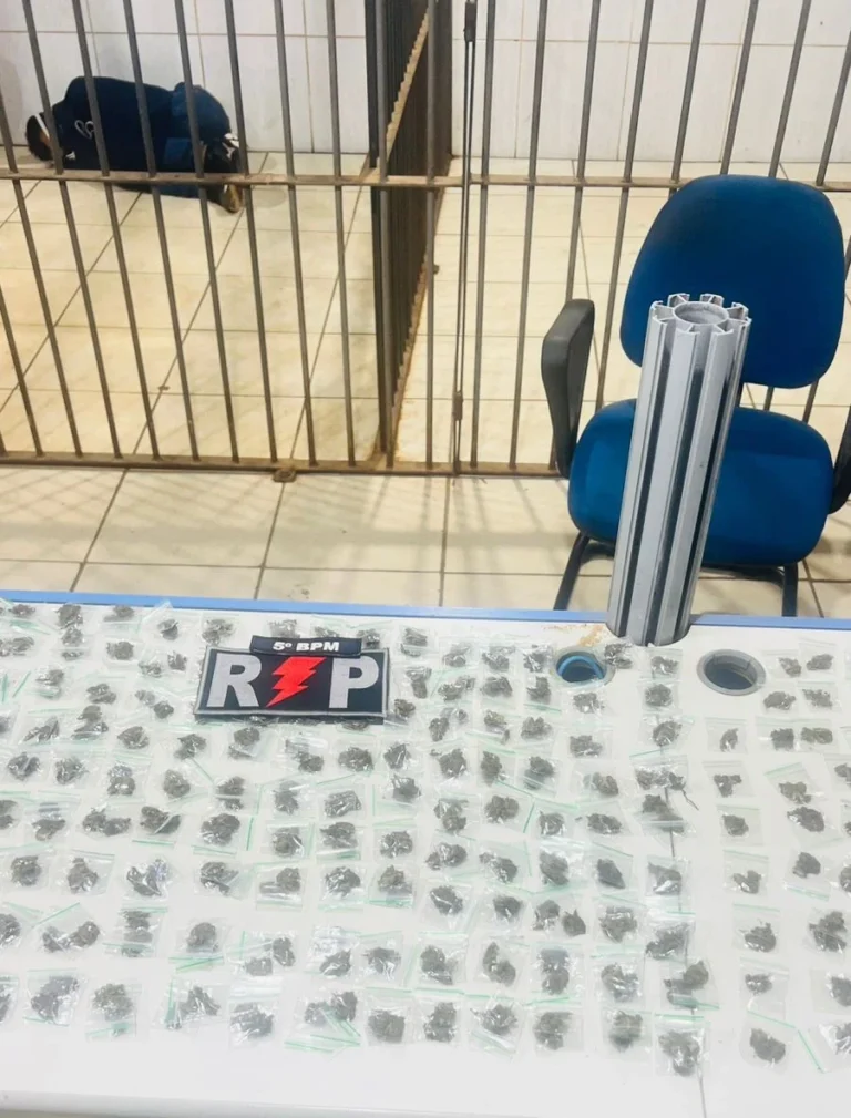 OPERAÇÃO BRASIL CONTRA O CRIME ORGANIZADO RESULTA EM PRISÃO E APREENSÃO DE 480 PORÇÕES DE DROGA EM PORTO VELHO