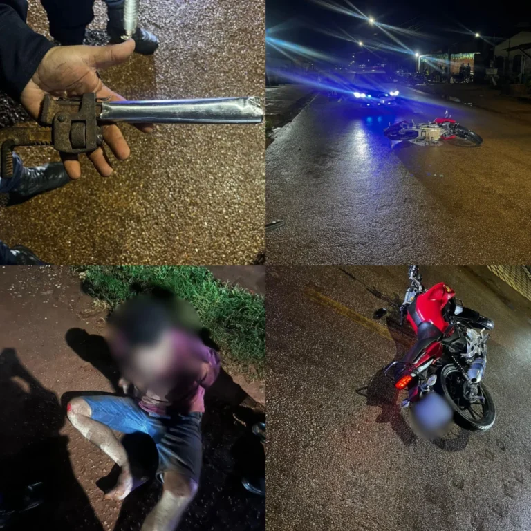 SUSPEITO DE ROUBAR MOTOCICLETA DE ENTREGADOR É PRESO E VEÍCULO É RECUPERADO PELO 5º BPM