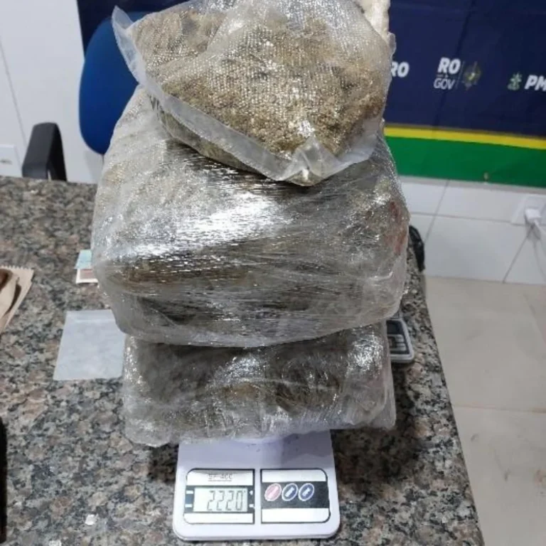 Suspeito é preso e mais de 2 quilos de drogas são apreendidos durante operação integrada em Cacoal